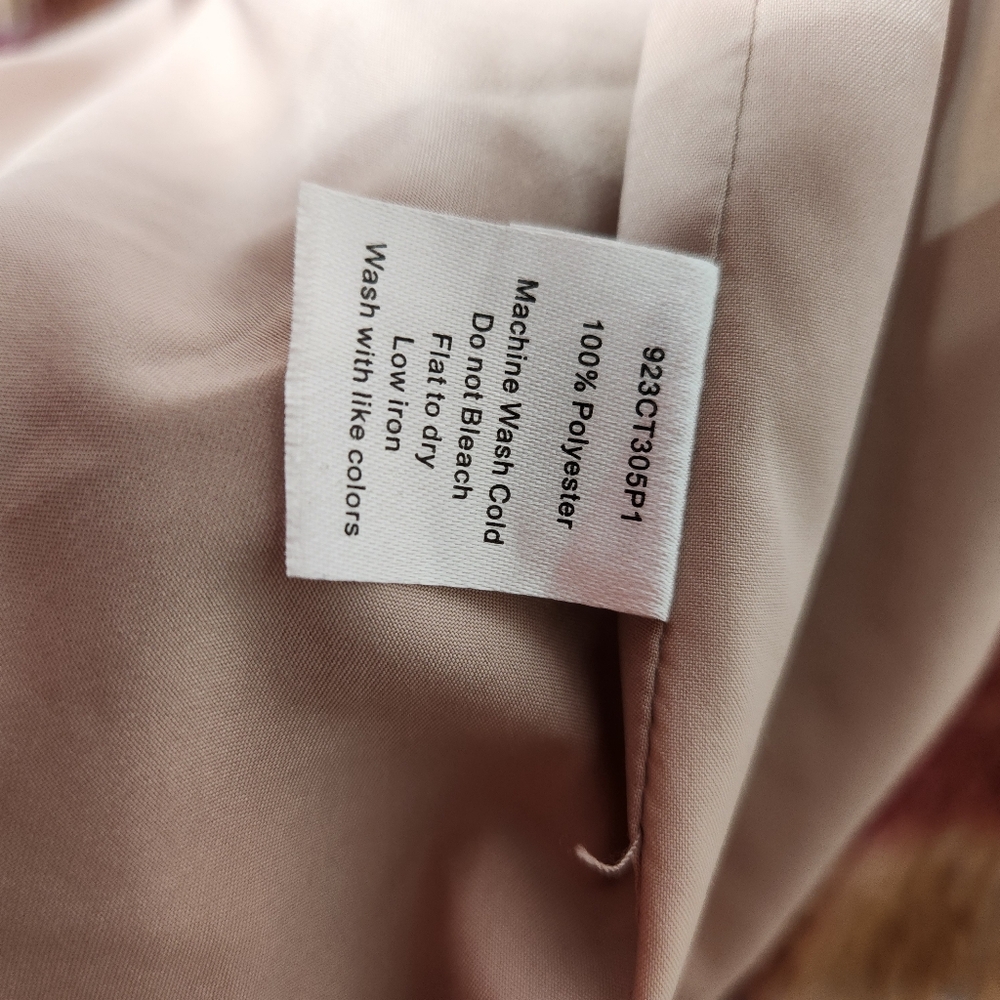 Corey Lyn Calter CLC Plaid Double-Breasted Pink Red Women's Coat Size Large - Picture 15 of 16
